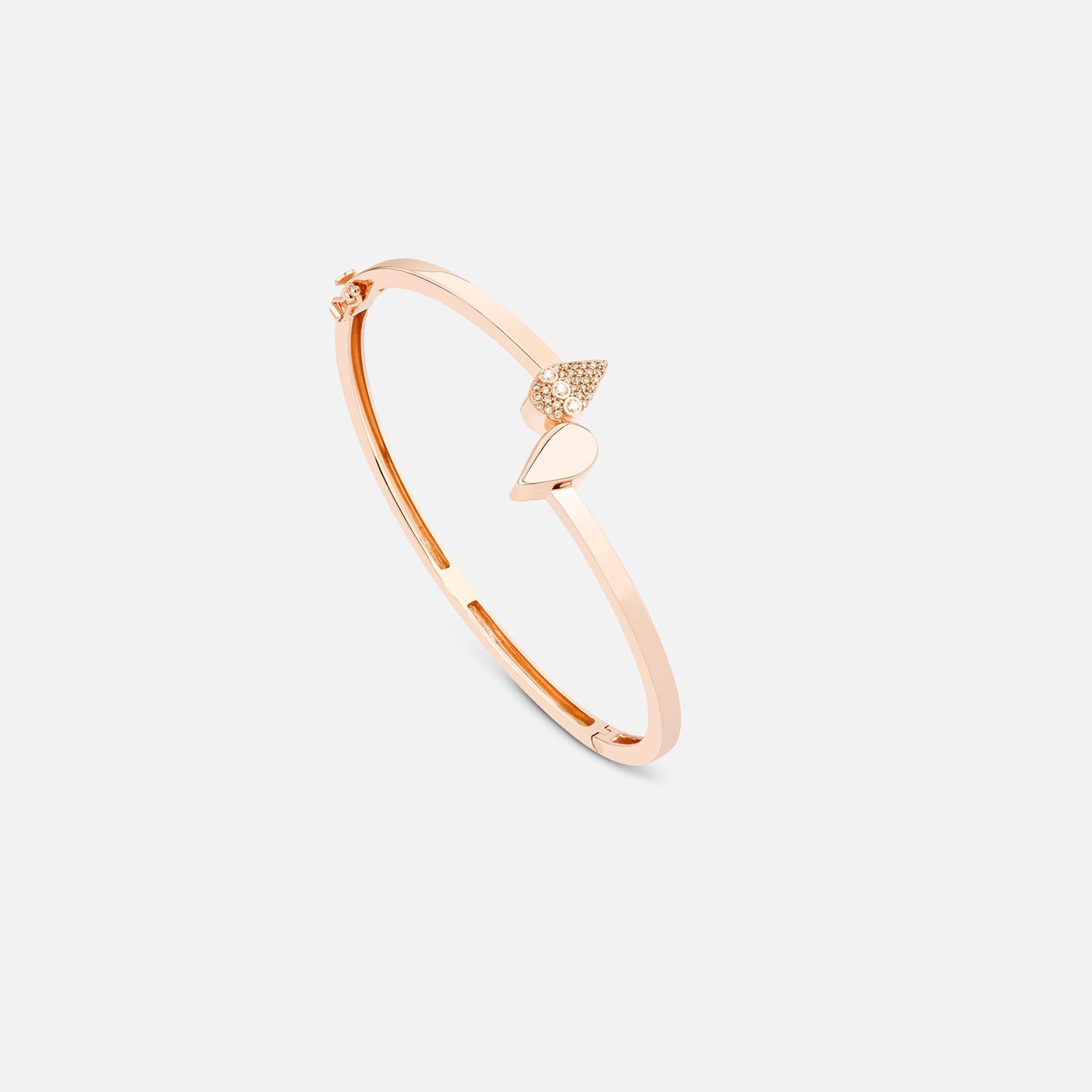 Golden_Drop_Bangle_18K_Rose_Gold_Diamond_Bracelet