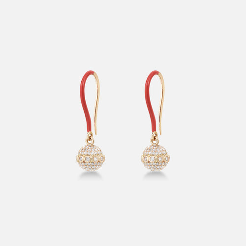 Pink_Joy_18K_Gold_Orb_Diamond_Earrings