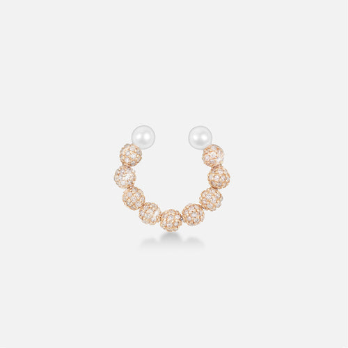 Sun_Eclipse_18K_Gold_Pearl_Diamond_Ear_Cuff